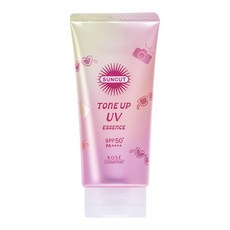 KOSE 선컷 톤업 UV 에센스 SPF50+ PA ++++ UV내수성 로즈핑크 80g 선크림, 1개