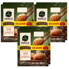 비비고 수제 진한 김치만두 400g 6개