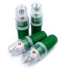LED 3색 2색 적녹백 방수 야간 위치표시등 어망 표시등 부표 해상표시등 점멸등 반짝이 윙카, 3색/적색+녹색+백색