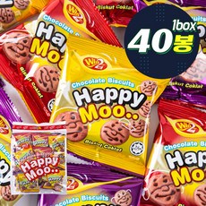 해피무 비스켓 초코맛 12g 40입, 40개