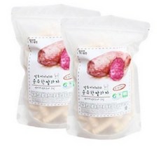 질마재농장 쌀토끼미미의 순수한 유기농 쌀과자 80g, 백미 자색 고구마, 60g, 2개