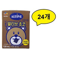 식물성 얼티브 초코 120ml, 24개