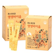 생생바이옴 글루텐 분해효소 유산균 낙산균 보울라디, 3.5g, 60개