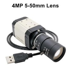 CCTV 자가설치 감시카메라 홈캠 방범카메라 산업용 풀 HD CMOS IMX335 USB 웹 카메라 가변 초점 줌 렌즈 고속 2.0 비디오 PC 캠 2.8 12mm 5 50mm 3, 04 4MP 5-50mm Lens, 4) 4MP 5-50mm Lens