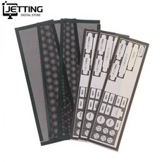 pc케이스화이트 미들타워 컴퓨터 섀시 I/O용 PVC 먼지 필터 범용 DIY 실드 백 플레이트 3 개 17x5cm, 3개