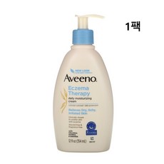 Aveeno 아토피 테라피 모이스처라이징 크림 아토피 피부 진정 효과 악건성 피부 보습 354ml 1팩