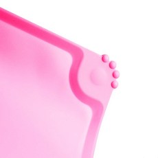 펫전용 식기매트 나무 강아지, 그레이, 1개