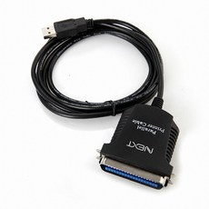 넥스트 NEXT-1284PL USB to 패러럴 케이블 프린터케이블 36핀호환 길이1.8M 변환젠더/기타-USB