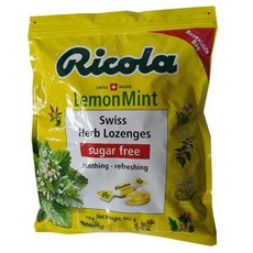 무설탕 스위스 허브캔디 리콜라 레몬민트