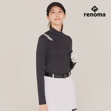 [레노마골프]21SS 여성 스포티 컬러블럭 하이넥 티셔츠 RWTHK5105-199_G