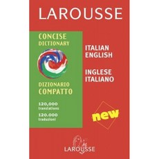 Larousse Concise Dictionary : 이탈리아어-영어 / 영어-이탈리아어 (이탈리아어 버전), 단일옵션