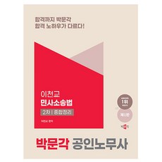 박문각 2024 공인노무사 2차 민사소송법 종합정리