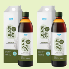 애터미 다시마 간장 양조 1000ml x 2개, 1000ml x2통