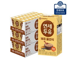 연세두유 16곡 꿀선식, 190ml, 72개