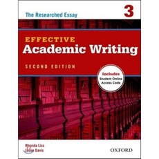Effective Academic Writing 2e Student Book 3 : The Researched Essay, Oxford University Press, USA