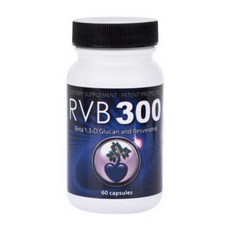 Immunomodulator RVB300 Beta 1 3-D Glucan & Resveratrol 6 면역조절제 RVB300 베타 1 3-D 글루칸 및 레스베라트롤 60 캡