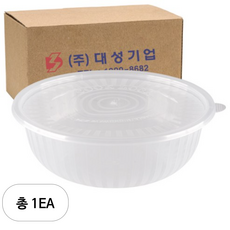 쿡앤락 사출 냉면용기 대 1.5L 투명 세트, 100개입, 1개