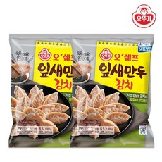 오뚜기 [오뚜기] 오쉐프 잎새만두 김치 (1kg) x 2, 단일상품