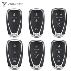 자동차디지털키 스마트키 차량 원격 YOCASTY 쉐보레 스마트 키 쉘 케이스 카마로 크루즈 말리부 이쿼녹스 오닉스 스파크 교체 커버 2 버튼 3 45, 10)5 Buttons, 1개