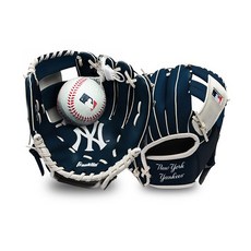 프랭클린 MLB 야구글러브 뉴욕양키스 9.5인치 유아글러브 야구용품 야구공, 1개