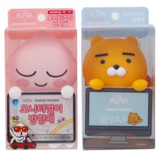 아우라 카카오프렌즈모니터걸이 방향제 어피치+라이언