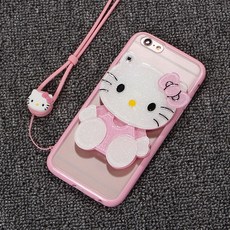 코스모스 케이티 캣 적용 사과폰 6S 목걸이 여성 IPHONE11 큐트 애니메이션 8P 독창적 7P