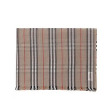 버버리아이콘울실크스카프