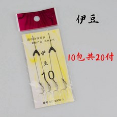 송어지그헤드 한벌 10 지불함 조 위치 이중고리 완제품 감김방지 합사라인 세미플로트 낚싯줄걸이 자 어구 작은 부품, 10번