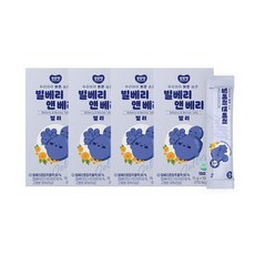 [또또맘] 빌베리앤베리 젤리 4박스_15g 40포, 15g, 4개