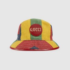 GUCCI 구찌 벙거지 모자 바이아데라 페도라 남녀공용 Baiadera stripe fedora 627158