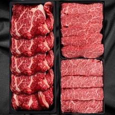 와규 프리미엄 소고기 세트 설 추석 감사 응원 아빠가 준비한 고기 실속선물세트, 프리미엄실속세트1.01kg