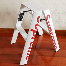 슈프림사다리 루카노 레더 접이식 lucano ladder supreme, s 흰색
