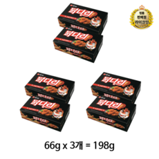 농심닭다리 핫 숯불바베큐 맛, 198g, 78개
