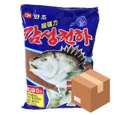 와조 감성천하 파우더 1박스 10개입 감성돔 집어제 밑밥 카고 감성돔미끼, 2kg, 10개