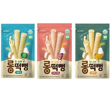 아이배냇 롱떡뻥 3종세트, 고구마+시금치+단호박, 4세트