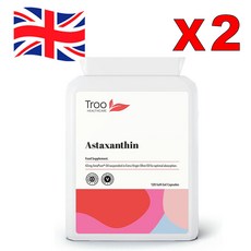2통 42mg 120정 트루 헬스케어 아스타잔틴 아스타퓨어 오일 Astaxanthin AstaPure OilSupplement, 2개