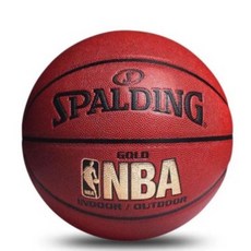 spalding 스팔딩 골드 농구 공 NBA 시리즈 성인 학생 농구공 경기 전용 볼 606Y 생일 선물, 1개, 74-606