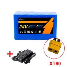 새로운 24V 배터리 팩 7S3P 18650 리튬 이온 100Ah 20A 밸런스 BMS 충전기 포함, 1개