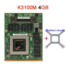 X 브라켓 Quadro 비디오 그래픽 카드 아이맥 A1312 2009 2010 2011 K3000M 2GB K3100M K4000M K4100M K5000M 4GB K5100M 8, 2.K3100M 4GB