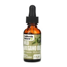 California Natural 캘리포니아 내추럴 와일드 액상 오레가노 오일 Wild Oregano Oil 30ml, 1개