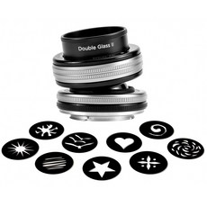Lensbaby 틸트 렌즈 Composer Pro II Double Glass II 펜탁스 K마운 50mm F2.5, 1개