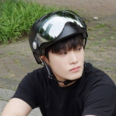  스노우 보드 헬멧 자전거 전동킥보드 어반 고글 라이딩 인라인 아시안핏 11, 블랙 