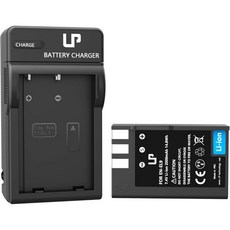 카메라 배터리 충전기 세트 ENEL9 ENEL9a 팩 LP Nikon D40 D40X D60 D3000 D5000 지원 교체 MH23, 1 battery + charger - 니콘d40x