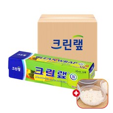 크린랲 키친랩 22cm x 120m 비닐 샌드위치/음식/푸드 포장 업소용/주방/위생/쿠킹 일회용품 대용량, 24개+가쯔