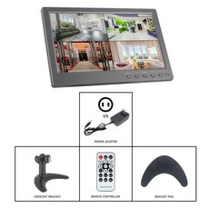 KTYDKP 휴대 10.1 인치 LCD HD 모니터 2 채널 비디오 입력 AV VGA HDMI BNC 회전 역방향 이미지 디스플레, 01 US-101CM