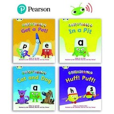 Learn to Read at Home with Alphablocks: Phase 2 - Reception Term 1 (4 fiction books) Pack B [paperba