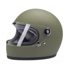 빌트웰 헬멧 그링고S 아시아핏 플랫 올리브 BILTWELL S ASIA FIT FLAT OLIVE, S （55-56）, 사이즈:S （55-56）