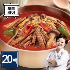 [KT알파쇼핑]든든한끼 빅마마이혜정의 육개장 500g x 20팩, 든든한끼 빅마마이혜정의 육개장 500g x 20팩