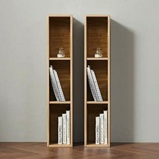 틈새 수납장 200 틈새장 틈새 책장 선반 20cm 2p, 화이트 (200 X 240 X 1050 mm)