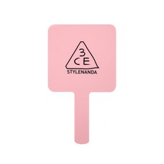 3CE 스퀘어 미니 핸드 미러, #핑크 루머, 1개